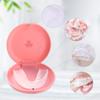 (2 Pack) Retainer Case,Solid Orthodontic Retainer Case-Pink view 4