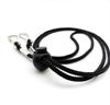 2PCS Adjustable Length Mask Lanyard for Kids,Neck Straps for Back of Head and Adjustable Stopper Mask Holders Extender Black view 2
