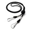 2PCS Adjustable Length Mask Lanyard for Kids,Neck Straps for Back of Head and Adjustable Stopper Mask Holders Extender Black view 3