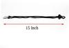 2PCS Adjustable Length Mask Lanyard for Kids,Neck Straps for Back of Head and Adjustable Stopper Mask Holders Extender Black view 4