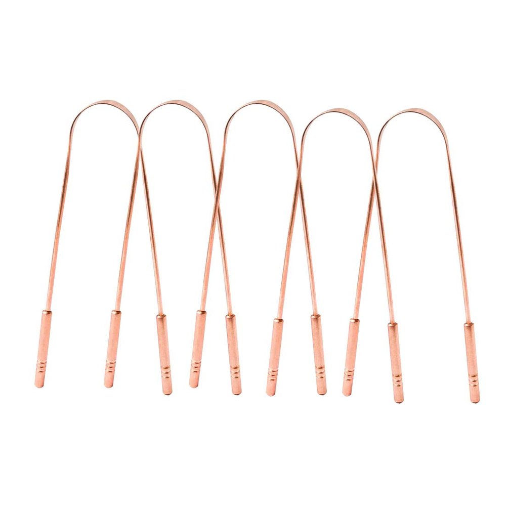 NURPI COPPER PREMIUM DESIGN TONGUE CLEANER pack of 5