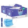 Medohealthy 3 Ply Disposable Cotton Face Masks (Pack of 100, Blue) for Unisex with Nose Pin BIS, (ISI) Certified Mask with Melt Blown Layer view 1