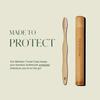 Plus Ultra Bamboo Travel Case for Adult Toothbrushes view 2