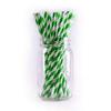 Esstraw - Printed Paper Drinking Straw - Green Stripe view 3