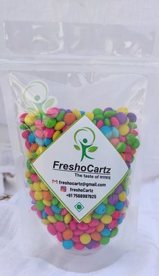 FreshoCartz Gems Chocolate Buttons | Chocolate Munchies | Chocolate Truffles | Choclate Balls | Colourful Chocolates (200gm)