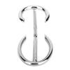 Brush Holder, Standard Size Shave Brush Holder, Stainless Steel For Daily Shaving And Barber Tool for Salon view 3