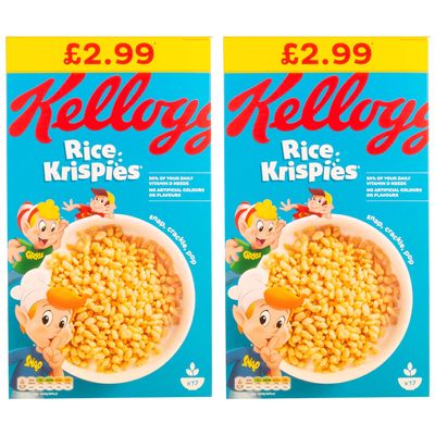 Kellogg's Rice Krispies - 2 Pack, 2 x 510 g