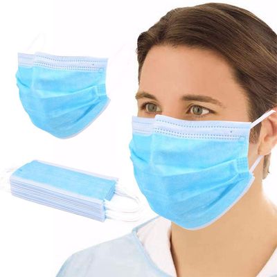 GreatDio Disposable Face Mask, 3-Layer Safety Face Mask/Surgical Face Mask/Non Medical Face Mask Anti Dust Breathable Mouth Face Mask with Earloop (500 Pack)
