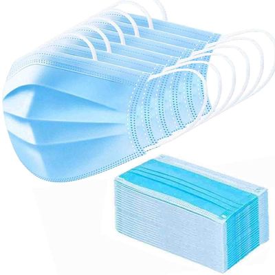 GreatDio Non Woven 3-Ply Disposable Universal Breathable Surgical Mask/Anti Pollution Mask With EarLoop (200 Pack)
