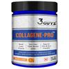 3 Guys  Collagene-Pro  Formulated Protein powder for Joint Relief | Hydrolyzed Collagen Peptide Powder | Glucosamine HCL | Boswellica , Curcumin , Biotin | Vitamin C | Vitamin B12 | And Zink | Orange Flavored, 250 g view 1