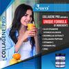 3 Guys  Collagene-Pro  Formulated Protein powder for Joint Relief | Hydrolyzed Collagen Peptide Powder | Glucosamine HCL | Boswellica , Curcumin , Biotin | Vitamin C | Vitamin B12 | And Zink | Orange Flavored, 250 g view 2