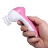 5 in 1 Face Facial Exfoliator Electric Massage Machine Care & Cleansing Cleanser Massager Kit For Smoothing Body Beauty Skin Cleaner facial massager machine for face view 2