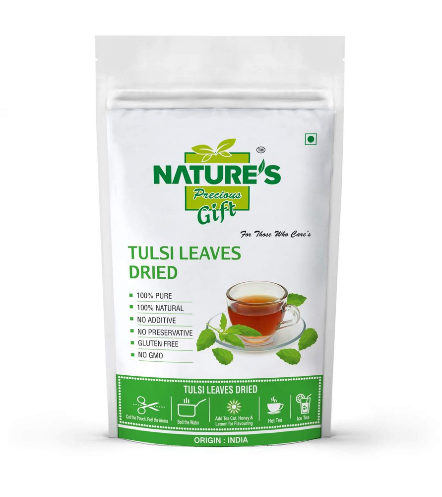 NATURE'S GIFT - FOR THOSE WHO CARE'S Tulsi Leaves Dried | Tulsi Tea | Holy Basil - 100 GM