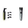 Havells ST7000 Rechargeable Dual-Blade Shimmer (Shaver cum Trimmer) with 3 Trimm + Havells BT5100C Micro USB rechargeable Beard & Moustache Trimmer with hypoallerg view 1