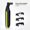 Havells ST7000 Rechargeable Dual-Blade Shimmer (Shaver cum Trimmer) with 3 Trimm + Havells BT5100C Micro USB rechargeable Beard & Moustache Trimmer with hypoallerg view 3