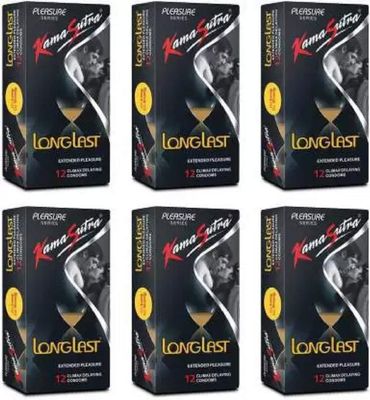KamaSutra Honeymoon Pack Condom (Pack of 6, 72S)