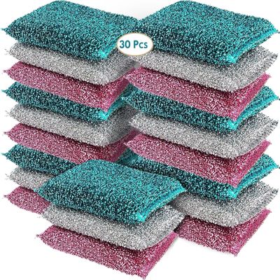 Splendid Scrub Sponge Pad (10PK) - Easy Clean Scrubber | Non Stinky Dish Cloths | Dish Scrubber Scrubbing Dish Cloths