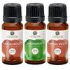 Aatiutik Essential anti bacterial Aroma Oil for Electric and Tlight Diffuser - Lemongrass and Sandalwood for Home Office Spa Hotel - set of 3, 15 ML Each