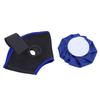 Ankle Ice Bag, Mesh Material Ice Bag Strap, Blue Flexible Durable Ankle Brace Strap, Physiotherapy Tool for Cold Compress with Ice Bag Hot Compress view 4