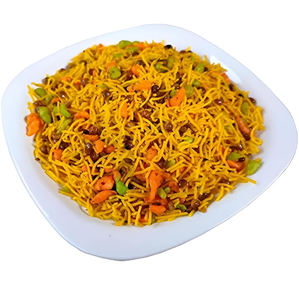 Green Lives Bombay Mixture | Traditional South Indian Snack | Made Perfect Tea-Time Or Festive Treat | Ready To Eat | No Added Preservatives | Homemade Indian Festival Treat 400g