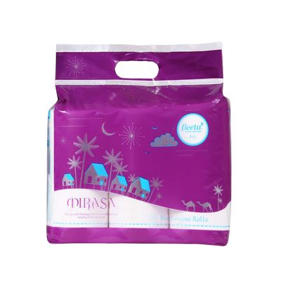 Beeta Mirasa Toilet Roll 12 in 1 Pack -Ultra Soft Tissue Paper-3 Ply White - 100% Natural Virgin Cellulose Fiber