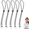 2-10Pcs Mask Lanyard Adjustable Length for Kids/Adults - Safety Mask Holder/Straps with Clip (Black, 5) view 1