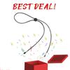 2-10Pcs Mask Lanyard Adjustable Length for Kids/Adults - Safety Mask Holder/Straps with Clip (Black, 5) view 2