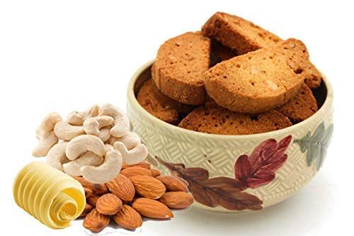 Biskutwala Old Delhi's Famous Fresh Traditional Exotic Buttery Dry Fruit Rusks (500)