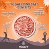 YOGAFY- Himalayan Pink Crystals Salt with 84 Minerals For Cooking | 100% Natural | 350g- For Detox view 4