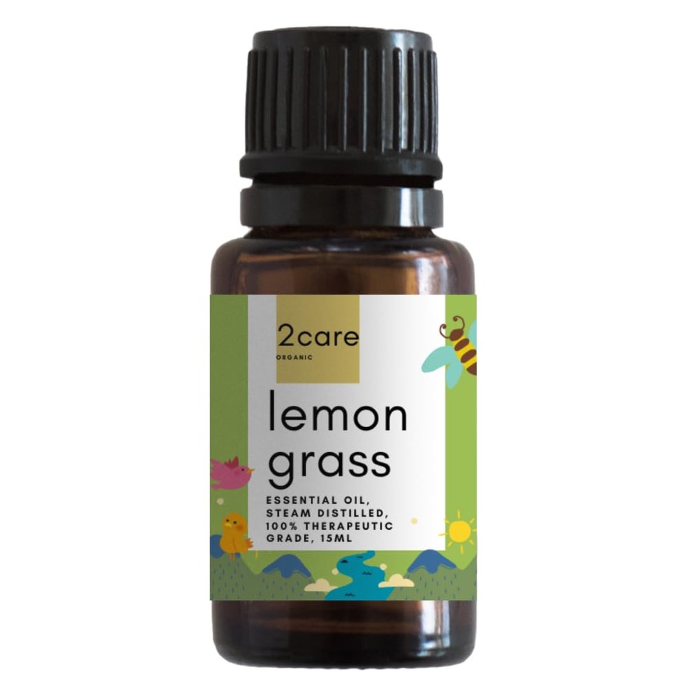 2care Lemongrass Essential Oil For Diffuser, Floor Cleaning (Pack of 1) 15ml