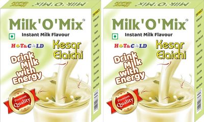 Milk'O'Mix Kesar Elaichi Milk Flavour Drink With Energy Box - 150g Each (Pack Of 2)