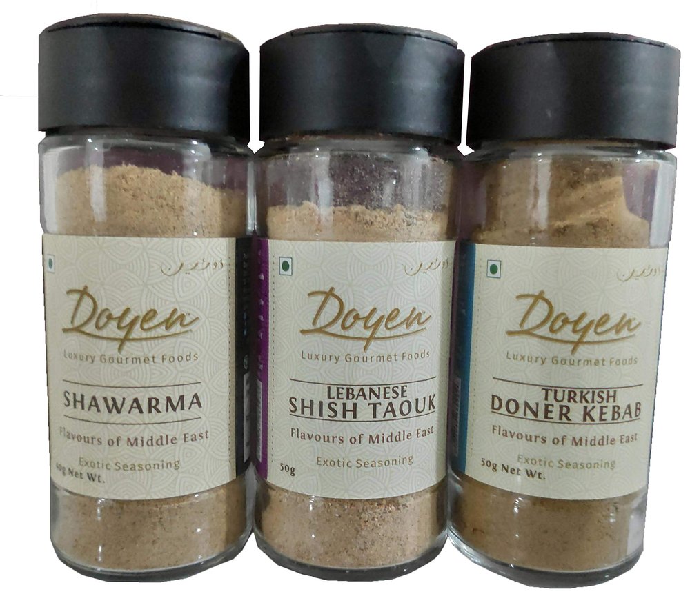 Doyen Middle East Grills 3-in-1 Combo Seasoning Pack - Shawarma+Shish Taouk+Turkish Doner