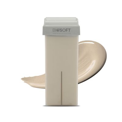 Biosoft Banana Roll-On Wax Cartridge | Hair Removal Refill| Smooth & Long-Lasting for Arms, Legs & Body | Easy Roll-On Application | Painless Hair Removal Wax For Men & Women |100 ml