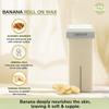 Biosoft Banana Roll-On Wax Cartridge | Hair Removal Refill| Smooth & Long-Lasting for Arms, Legs & Body | Easy Roll-On Application | Painless Hair Removal Wax For Men & Women |100 ml view 2