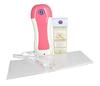 Ear Lobe & Accessories Depilatory Wax Heater + Roll-on Hot Depilatory Wax White Chocolate Cartridge (100g) +Waxing Strips view 1