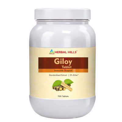Herbal Hills Giloy Guduchi Tablets (700 Count Pack of 1)