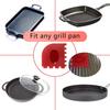 Cast Iron Cleaner kit, Wood Scrub Cleaning Brush, Stainless Steel Chainmail Scrubber, Pan Scrapers, Kitchen Cleaning view 4