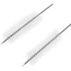 Okuna Outpost 10 Extra Wide Boba Straws with 2 Cleaning Brushes, Reusable Metal (12 Pieces) view 4
