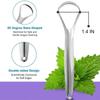 Wonder Care Tongue Scraper Stainless Steel,Tongue Cleaners Fresh Breath Restored Taste Big Size view 3