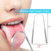 HouChanges Tongue Scraper Stainless Steel,Tongue Cleaners Fresh Breath Restored Taste U Shape(1 Count(Pack Of 1)) view 3