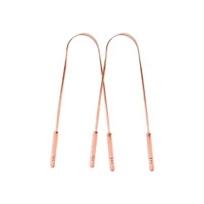 Nurpi copper premium design tongue cleaner pack of 2
