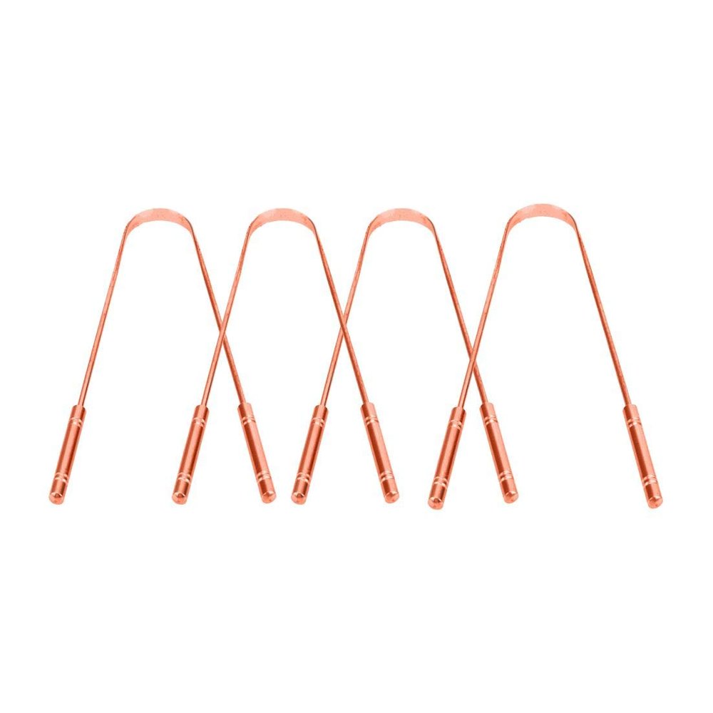 NURPI COPPER PREMIUM DESIGN TONGUE CLEANER pack of 4