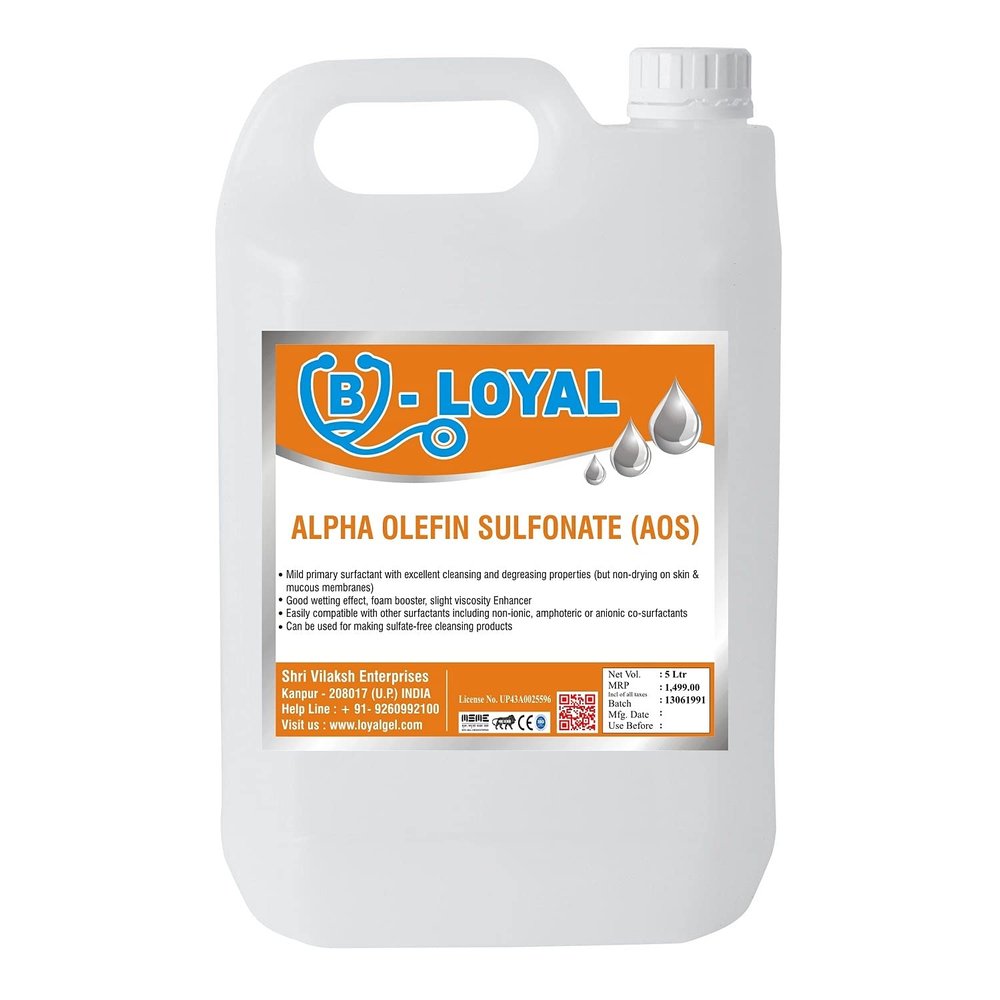 B-LOYAL Alpha Olefin Sulfonate Liquid - Industrial Grade Formula for Superior Cleaning Power 5 KG
