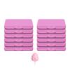 Carmel Orthodontic Wax in a Cotton Candy Scented Box, Pack of 12, Relief Wax for braces, dental appliances, damaged teeth. Dental Patient Wax. view 2