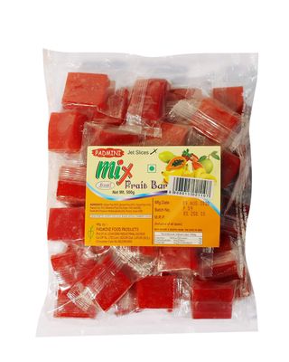 PADMINI's Mixfruit Bar Toffee 500g (Mixfruit papad)