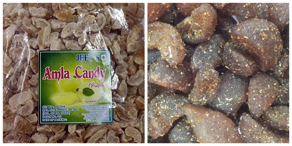 JEET BY KSHS Sweet Amla(Plain amla + chatpata amla)400gms Each(Total Weight=800gms)
