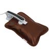 Olex Premium Electric Hot Water Bag | Dual Insulation Silicon Technology | 6 Layers of Protection | Clip Charger with Auto Cut-Off (Brown) view 1