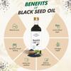 Farm Naturelle Black Seed Oil (Kalonji) - 100ml | Pure & Natural | 100% Cold-Pressed, High Thymoquinone | Help in Stronger Hair & Smoother Skin view 4