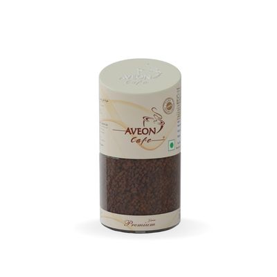 Aveon Cafe Premium Instant Coffee - 50g Jar | Finely Agglomerated Coffee Blend | Rich Aroma & Smooth Flavor | Crafted with 100% Arabica & Robusta | Instant Coffee Perfection