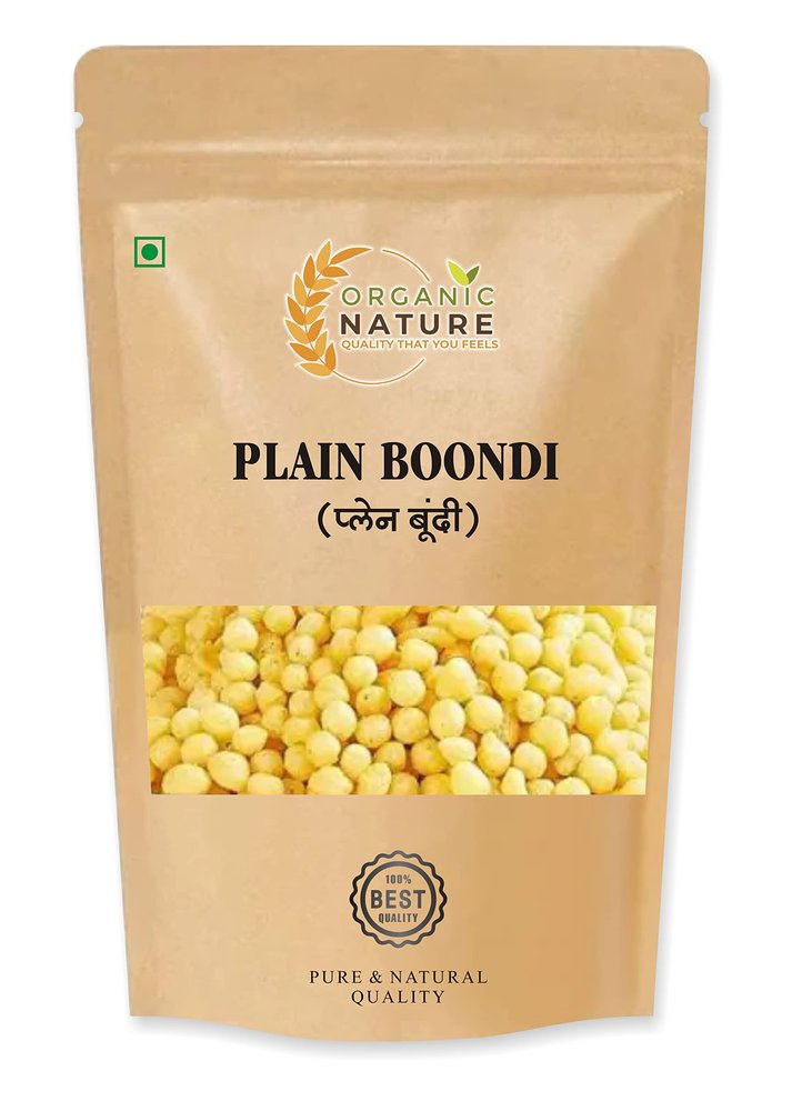 Organic Nature Raita Tasty Veg Boondi Plain for Every Day Raita - Healthy and Hygienic (400 Gram)